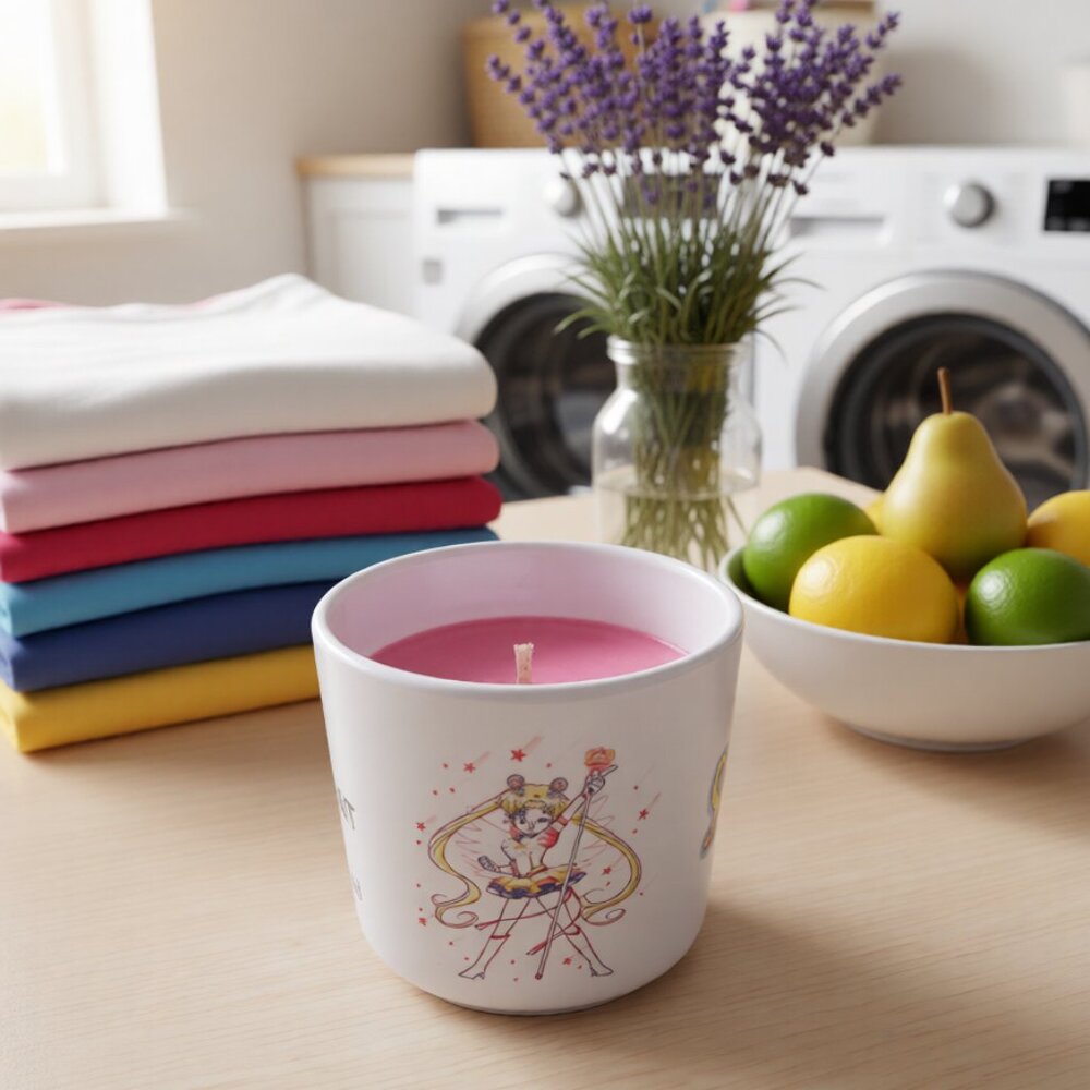 Sailor Moon – White T-Shirt Candle